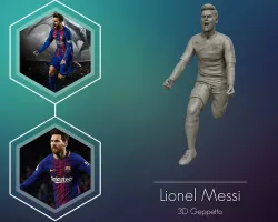 Leo Messi 3d sculpture 3D print model