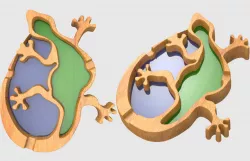 LIZARD ASHTRAY 3D print model