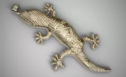 Lizard Necklace 3D print model