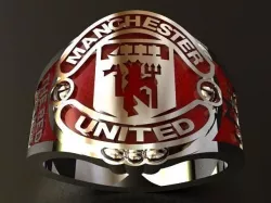 Manchester United Ring 3D print model