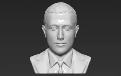 Mark Zuckerberg bust 3D printing ready obj stl formats 3D print model