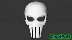 Mask of Taskmaster Udon from the game Ultimate Marvel Vs Capcom  3D print model
