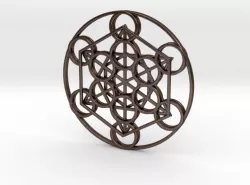 Metatron Cube Pendant 3D print model