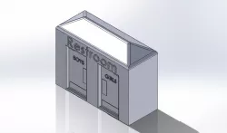 Mini Bathroom 3D print model