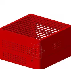 Mini-itx pc case 3D print model