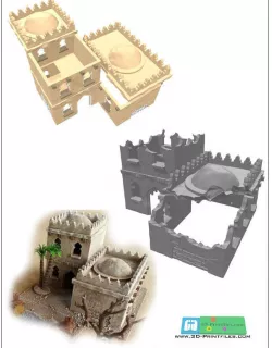 modular arabic building set -stl file- 3D print model