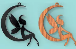 MOON FAIRY 3D print model