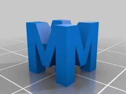 My Customized Two Letter Sculpture