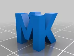My Customized Two Letter Sculpture