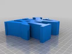 My Customized WORD Sculpture