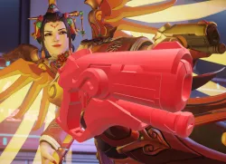 Overwatch Mercy Cosplay - Red Pheonix Blaster 3D print model