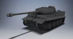 Panzer VI Tiger 3D print model