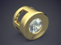 Pendant CAD-678 3D print model