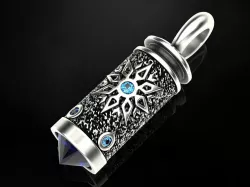 Pendant Jewelery bullet 3D print model