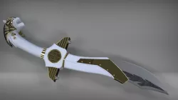  Power Rangers Legacy Saba Sword replica 3D print model
