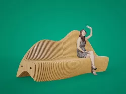 Printable bench 3D print model
