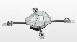 Quad Copter 3D print model