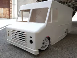 RC truck body delivery 1 10 scale 3D print model