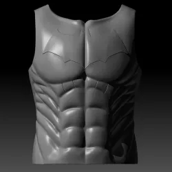 Red Hood Chest Armor Printable Model Fanmade 3D print model