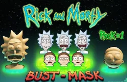 Rick and Morty  3D print model