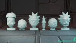 Rick Morty 3D print model