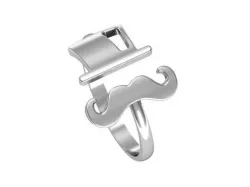 Ring with a mustache 3D print model
