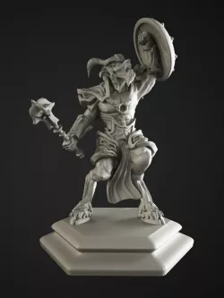 satyr soldier 3D print model