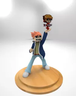 scott pilgrim 3D print model