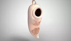 Shoes Necklace 3D print model