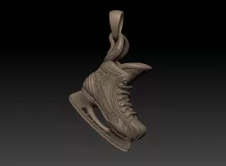 Skates pendant ready for print 3D print model