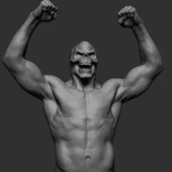 Skeletor Body Printable 3D print model