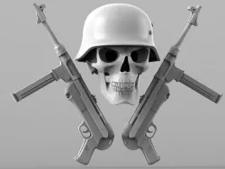 skull 3d model 3D print model