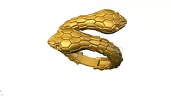 snake ring  3D print model