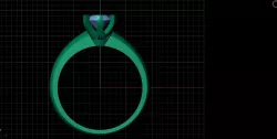 solitaire rings tiffany 3D print model