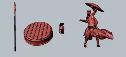 Spartan Warrior 300 3D print model