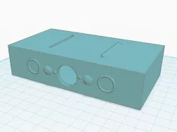 Speaker cab for vibration speaker