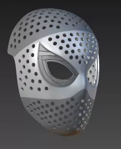 Spiderman Homecoming faceshell mask 3D print model