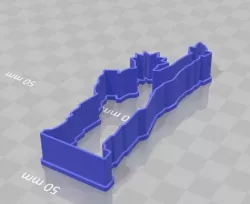 Statue of Liberty Cookie Cutter 3D print model