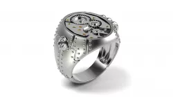 Steampunk Signet Ring 3D print model