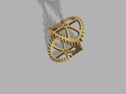 Steampunk Themed Gear Ring 3D print model