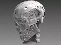 T-800 Terminator Exoskull moveable