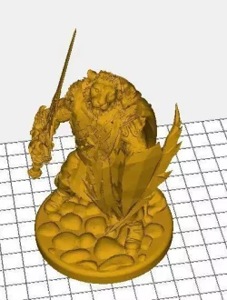 Tabaxi Paladin 3D print model