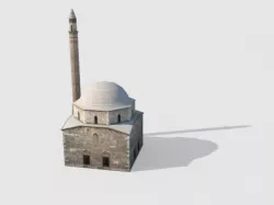 The Djami of Yakovali Hassan Pasha and the Minaret - Pecs, Hungary