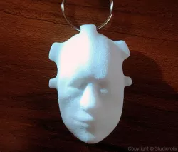 The Face key ring  3D print model