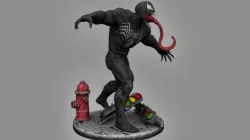 ULTIMATE VENOM 3D Print Figure Diorama  3D print model
