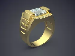 Unique Elite Fancy Elegant Luxurious Thick Man Ring 3D print model