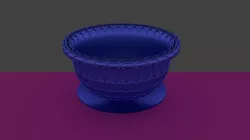 Vase under the flowers 3D print model