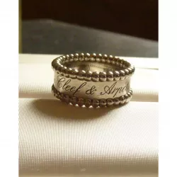 VCF Perlee signature rings RING Word Down type STL 3D print model