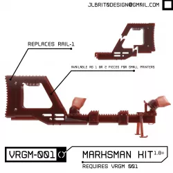 VRGM 001 Marksman Kit for Oculus Vive Odyssey WMR 3D print model