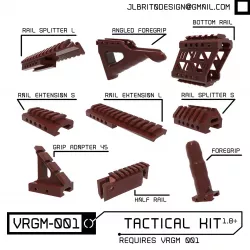 VRGM 001 Tactical Kit for Oculus Vive Odyssey WMR 3D print model